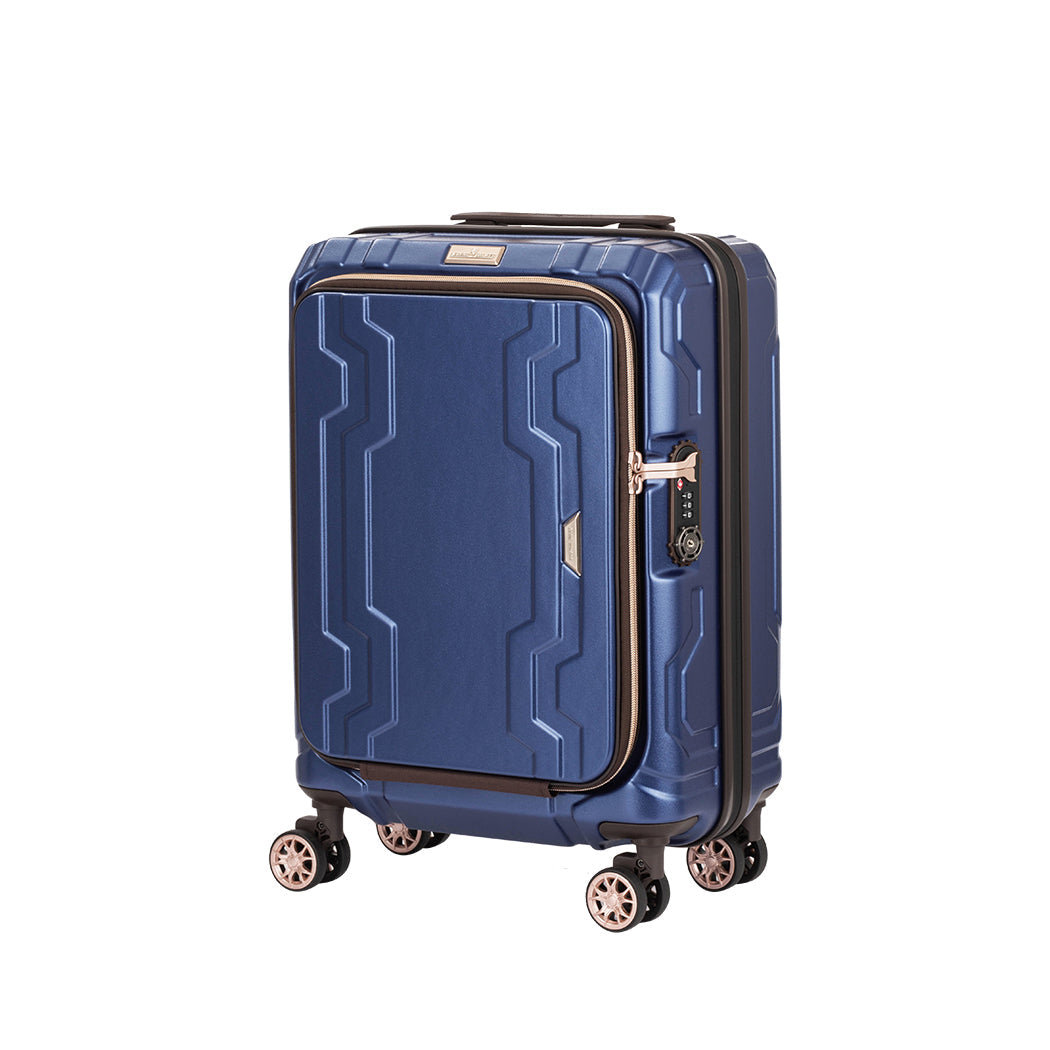 Legend Walker 5205 Bluewhale Hardside Front-Open Max Expansion Spinner Luggage, 21-in, Carry-on