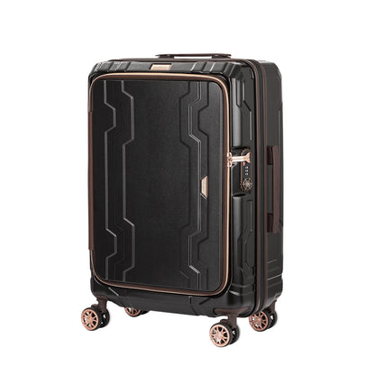 Legend Walker 5205 Bluewhale Hardside Front-Open Max Expansion Spinner Luggage, 26-in