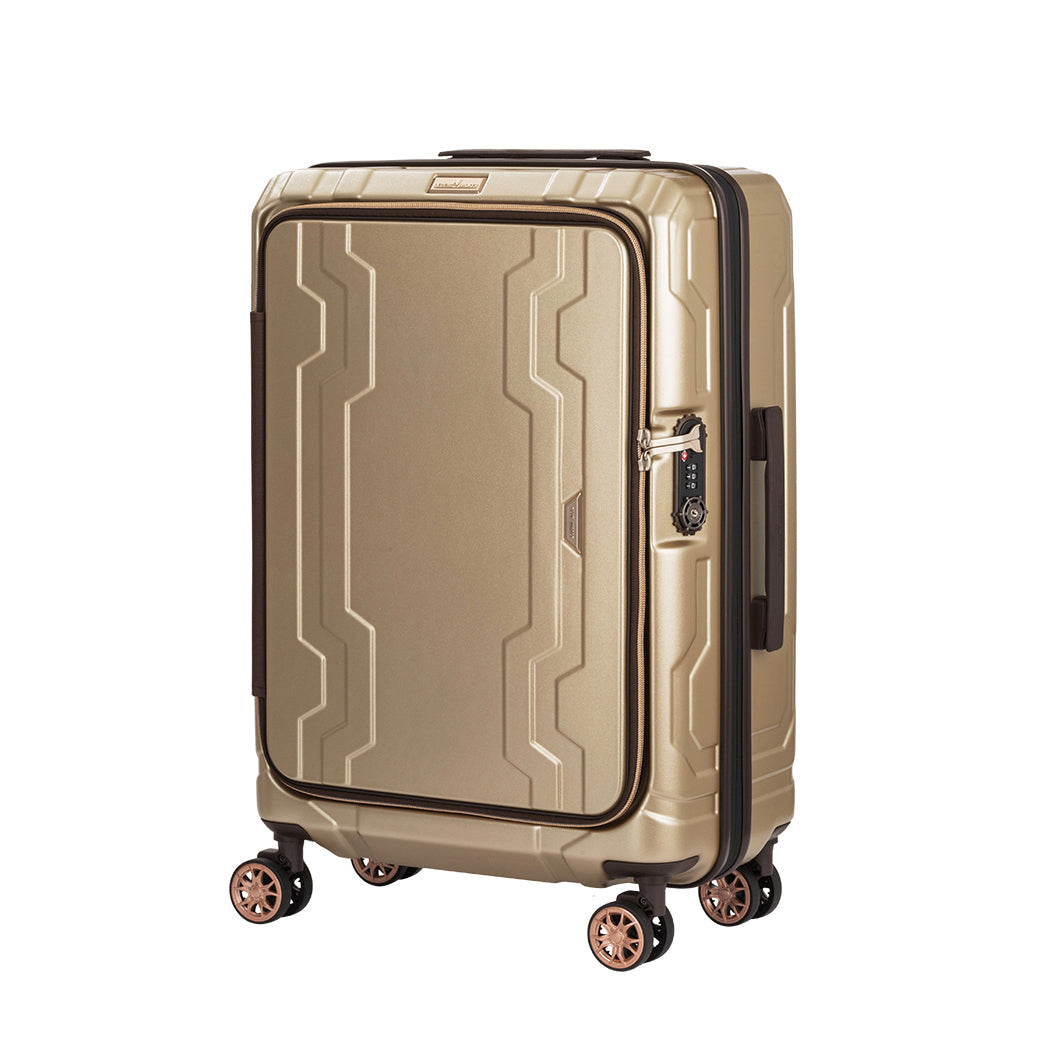 Legend Walker 5205 Bluewhale Hardside Front-Open Max Expansion Spinner Luggage, 26-in