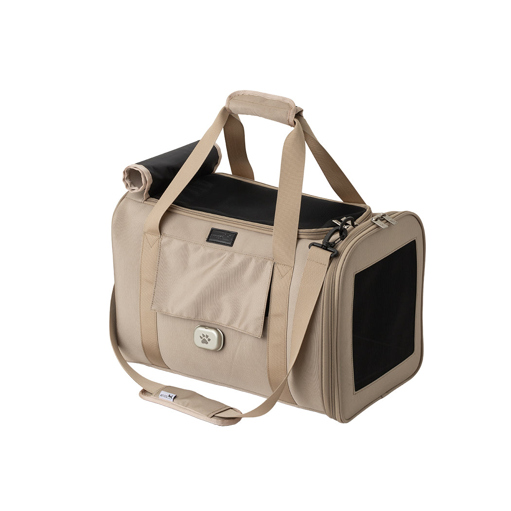 PETiCO NOA 3003 Airline Approved Pet  Duffle Bag for Small Dogs & Cats Under 15 lbs, Sturdy & Machine Washable  with Magnetic Snaps, Medium Size