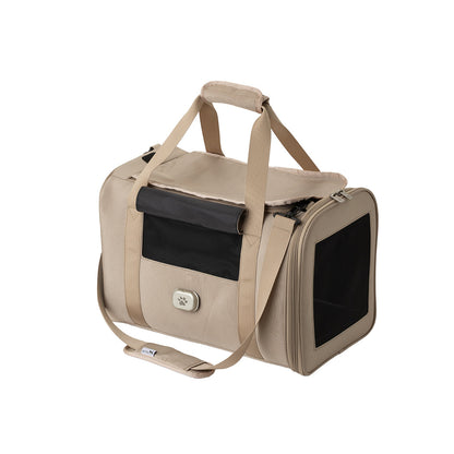 PETiCO NOA 3003 Airline Approved Pet Duffle Bag for Small Dogs & Cats Under 9 lbs, Sturdy & Machine Washable with Magnetic Snaps, Small Size,