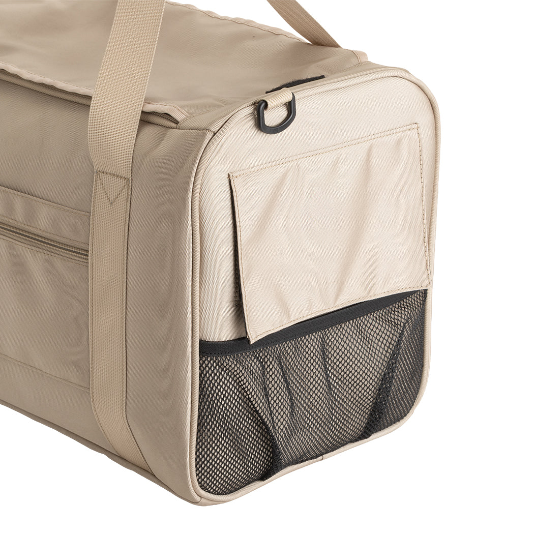 PETiCO NOA 3003 Airline Approved Pet Duffle Bag for Small Dogs & Cats Under 9 lbs, Sturdy & Machine Washable with Magnetic Snaps, Small Size,