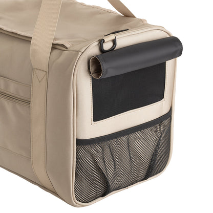 PETiCO NOA 3003 Airline Approved Pet Duffle Bag for Small Dogs & Cats Under 9 lbs, Sturdy & Machine Washable with Magnetic Snaps, Small Size,