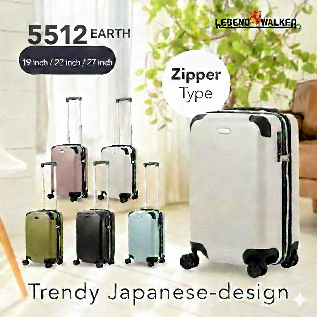 LEGEND WALKER EARTH 5512  Hardside Durable Expandable Luggage