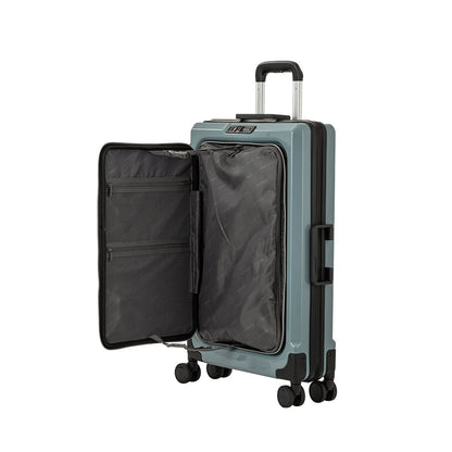 Legend Walker 6031 FIT Hardside Front-Open compact Expansion Spinner Luggage, 26-in