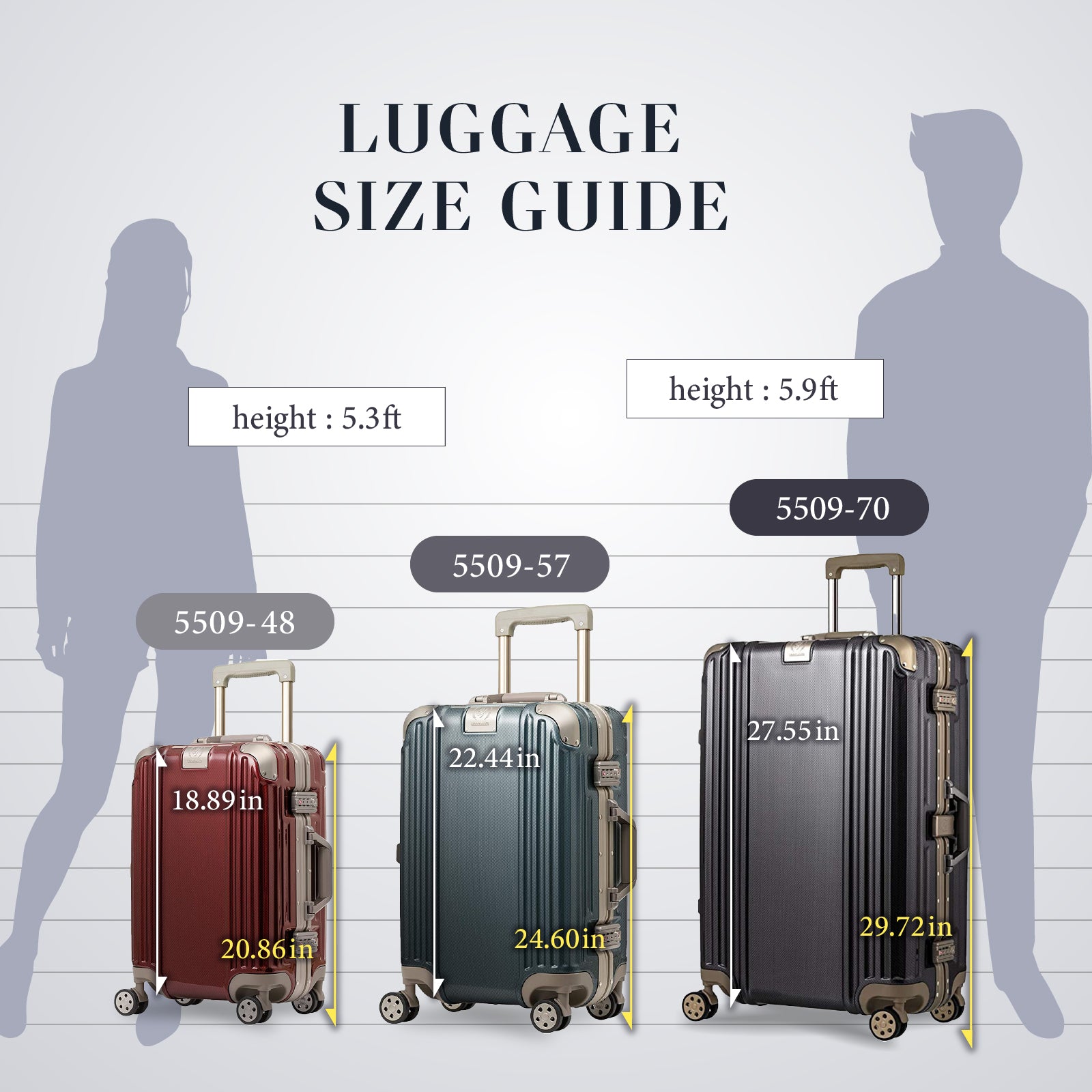 LEGEND WALKER キャリーケース 5509 GRACE 83L 5509 GRACE| LEGEND WALKER | スーツケース | T&S