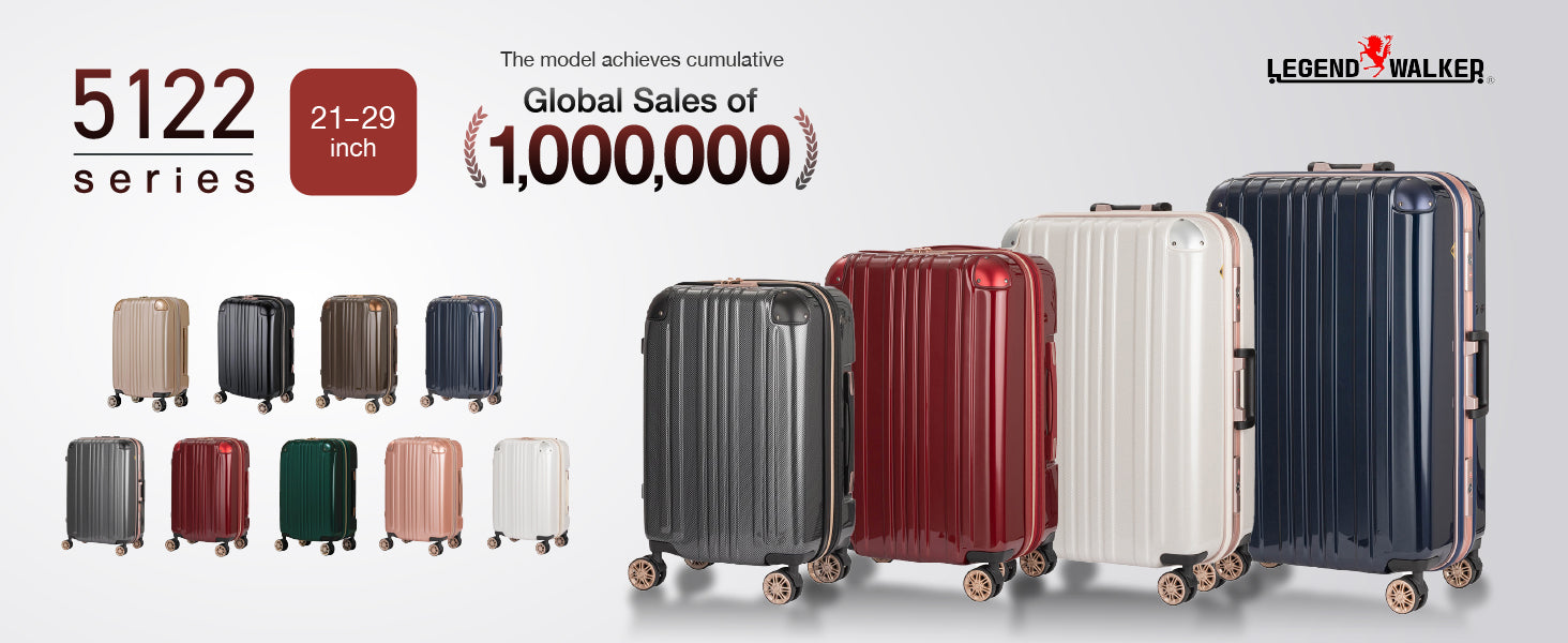 Legend Walker 5122 Hardside Frame Luggage, 24-in – legend-walker-us